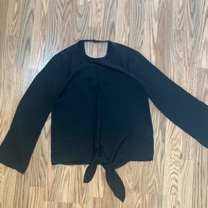 Madewell XS Black dressy blouse